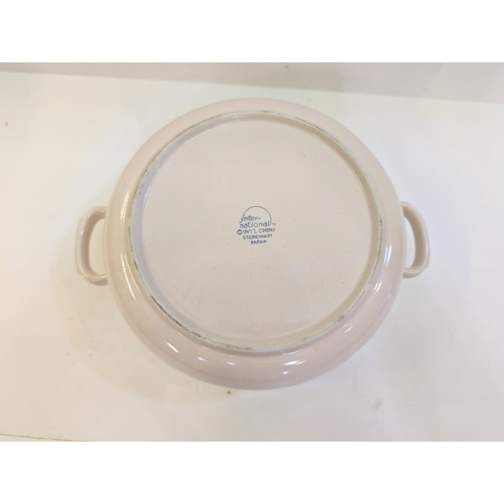 International China Round Covered Vegetable 1.5Qt Casserole Dish W/ Lid Vintage - Picture 8 of 9
